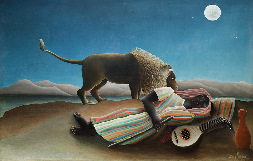 Henri Rousseau — The Sleeping Gypsy — 8K digital art reproduction
