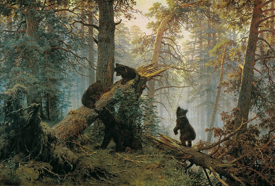 Ivan Shishkin — Morning in a Pine Forest — 8K digital art reproduction