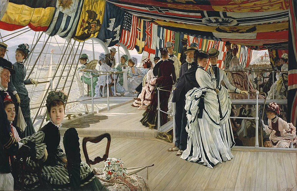 James Tissot — The Ball — 8K digital art reproduction